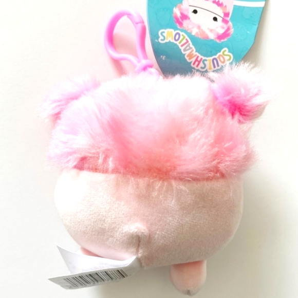 ☆NWT☆ Squishmallow Caparinne Bigfoot Clip-HTF - Picture 2 of 2